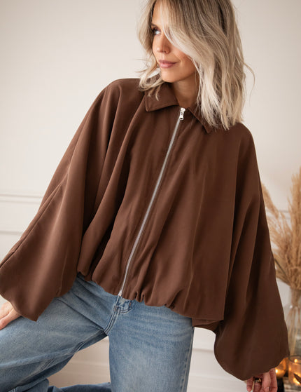 Bomber Butterfly Brown - Jacket