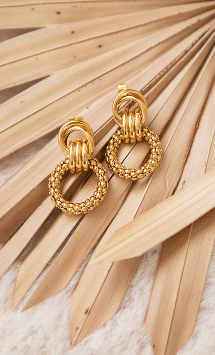 Everything Ring Gold - Oorbellen