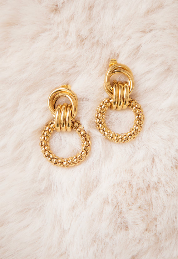 Everything Ring Gold - Oorbellen