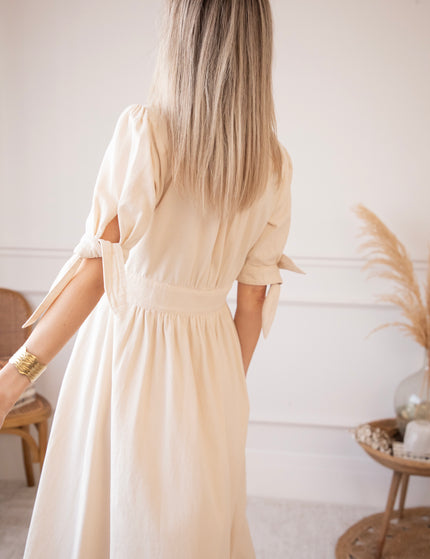 Jeanne Beige - Maxi Jurk