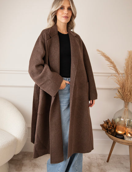 Mara Manteaux Choco - Coat