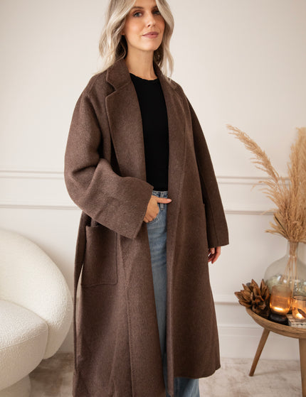 Mara Manteaux Choco - Coat