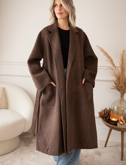 Mara Manteaux Choco - Coat