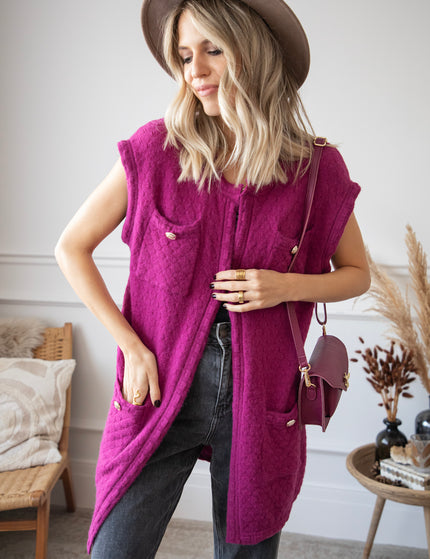 Coco Crush Plum - Cardigan