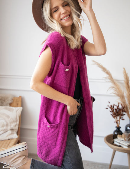 Coco Crush Plum - Cardigan