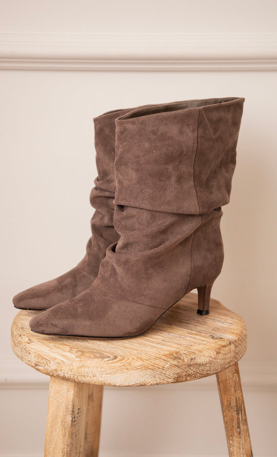 Stiefel - Selah Suede - Taupe