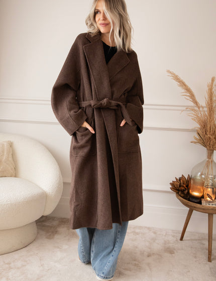 Mara Manteaux Choco - Coat