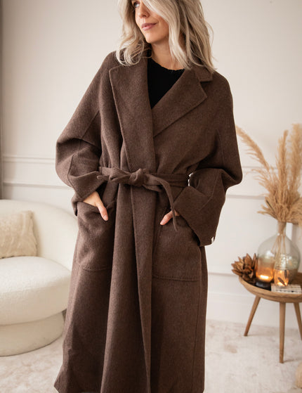 Mara Manteaux Choco - Coat