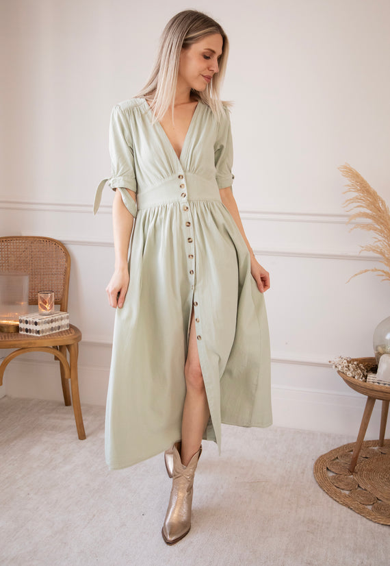Jeanne Mint - Maxi Jurk