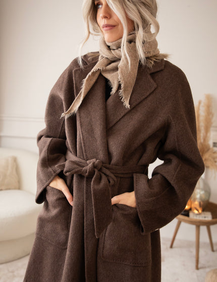 Mara Manteaux Choco - Coat