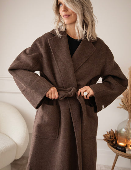 Mara Manteaux Choco - Coat