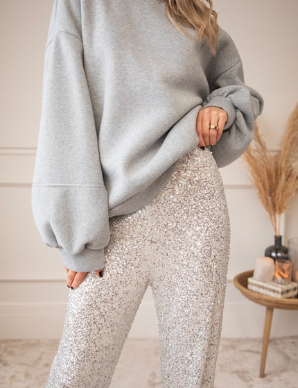 Sequins Soirée Grey - Pants