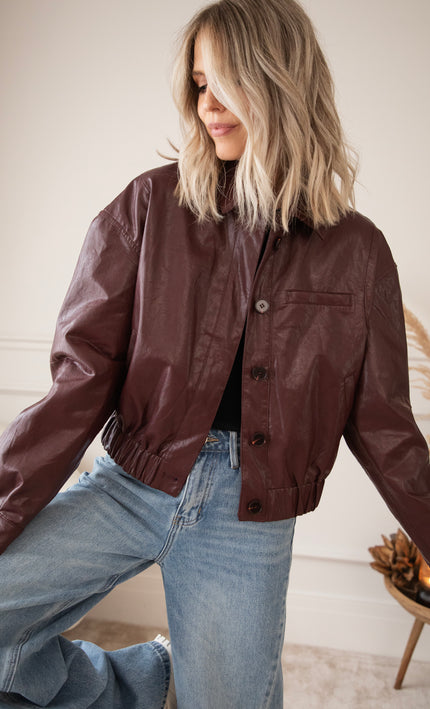 Beau Bomber Bordeaux - Jacket