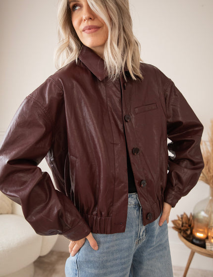 Beau Bomber Bordeaux - Jacket