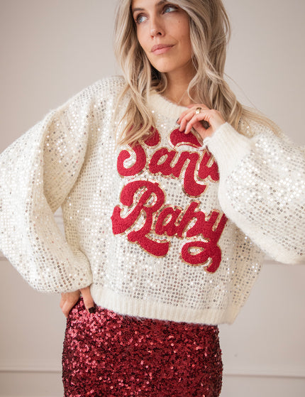 Santa Baby Beige - Sweater