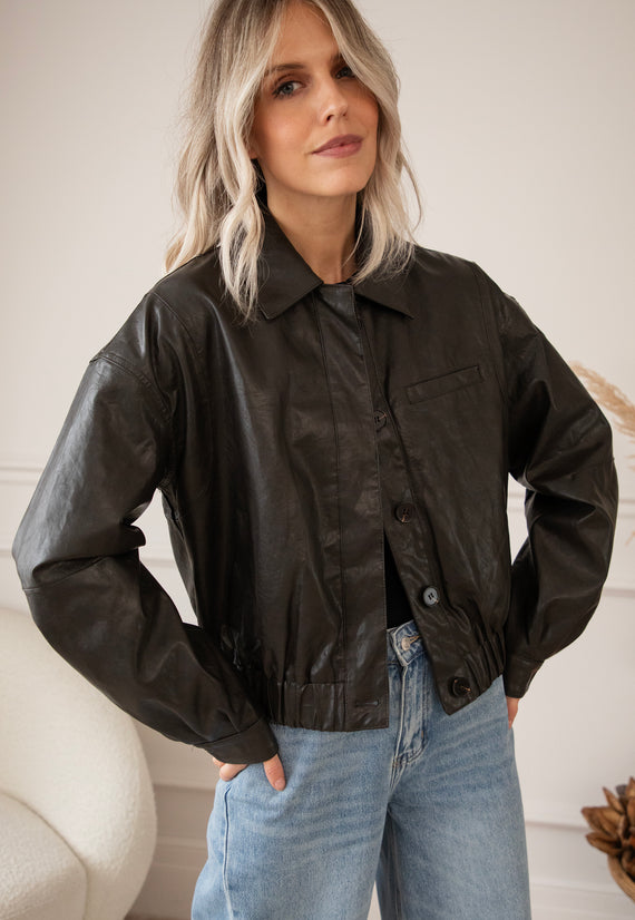 Jacke - Beau Bomber - Choco