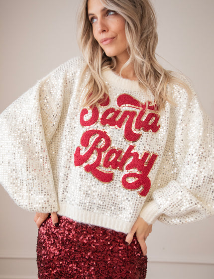 Santa Baby Beige - Sweater