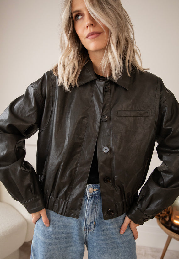 Jacke - Beau Bomber - Choco