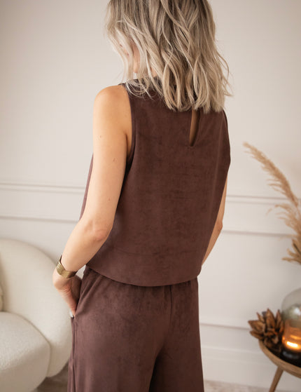 Easy Like Suede Choco - Top