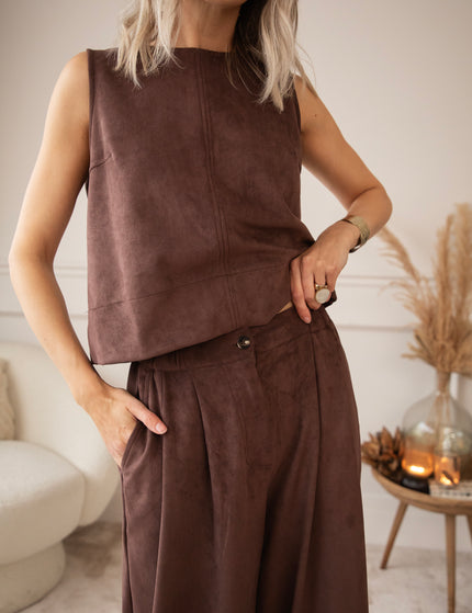 Easy Like Suede Choco - Top