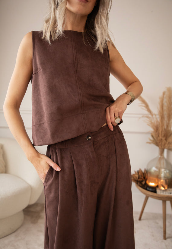 Easy Like Suede Choco - Top