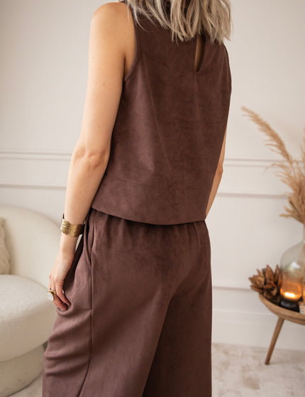 Easy Like Suede Choco - Top