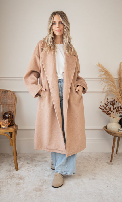 Caroll Coat Taupe - Jas