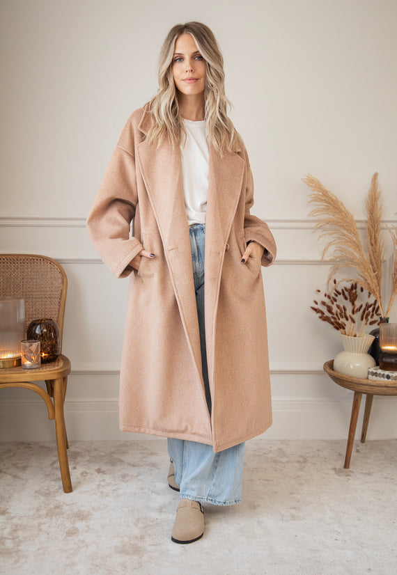 Caroll Coat Taupe - Jas