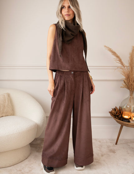 Easy Like Suede Choco - Top