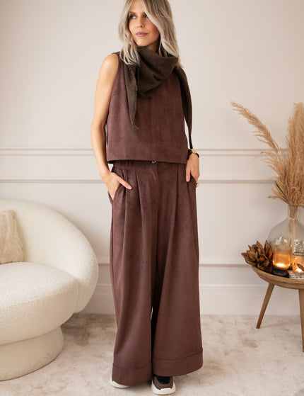 Easy Like Suede Choco - Top