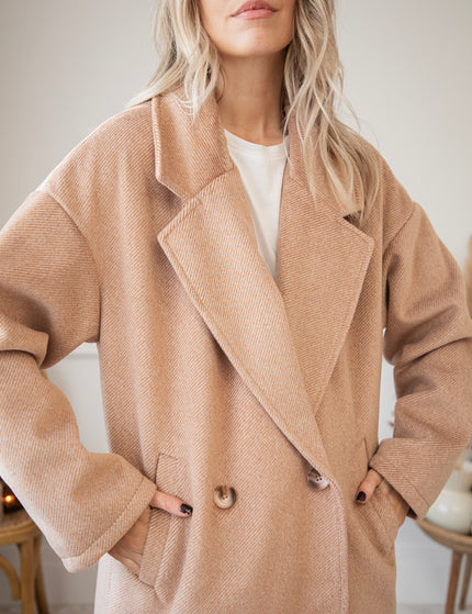 Caroll Coat Taupe - Jas