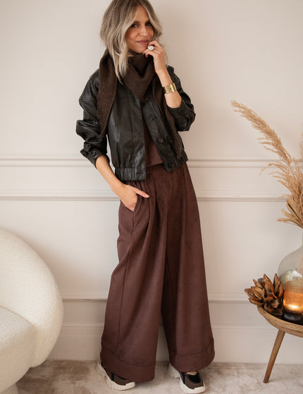 Easy Like Suede Choco - Top