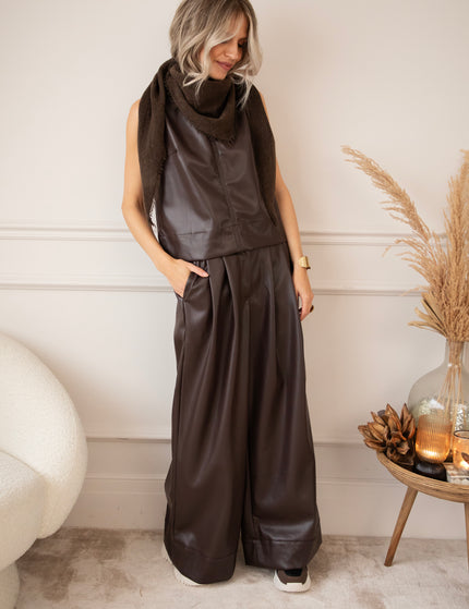 Easy Like Leather Choco - Top