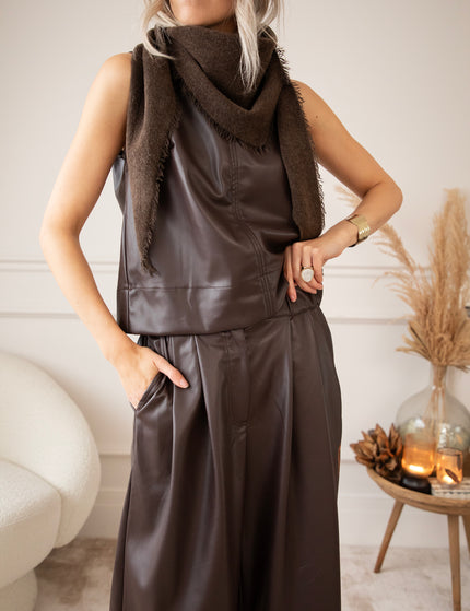 Easy Like Leather Choco - Top