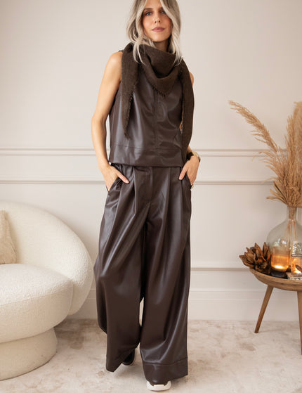 Easy Like Leather Choco - Top