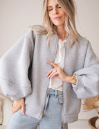 Snuggle Up Grey - Cardigan