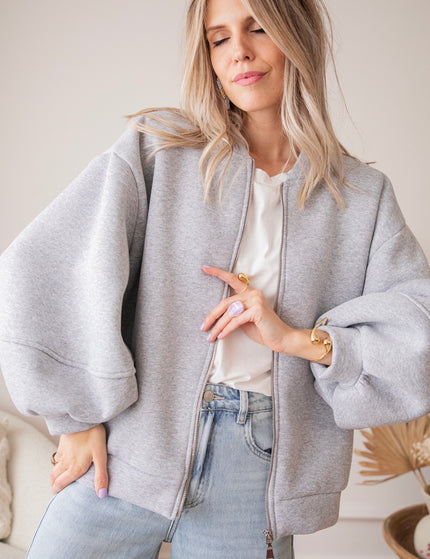 Snuggle Up Grey - Cardigan