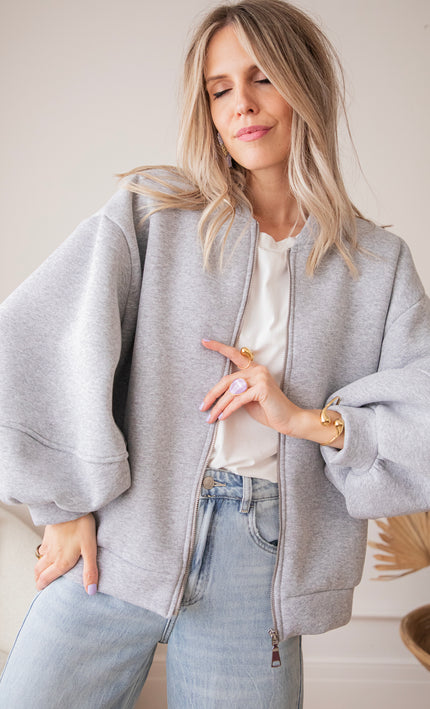 Snuggle Up Grey - Cardigan