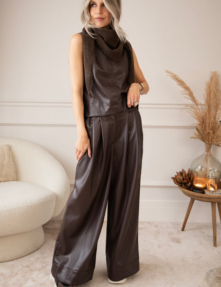 Easy Like Leather Choco - Top