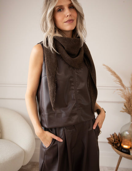 Easy Like Leather Choco - Top