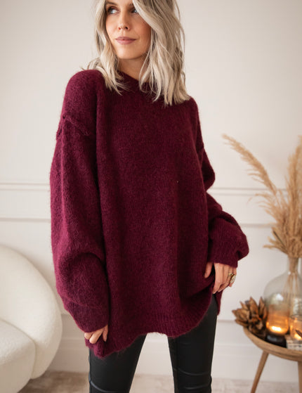 Pullover - Basic Birgit - Magenta