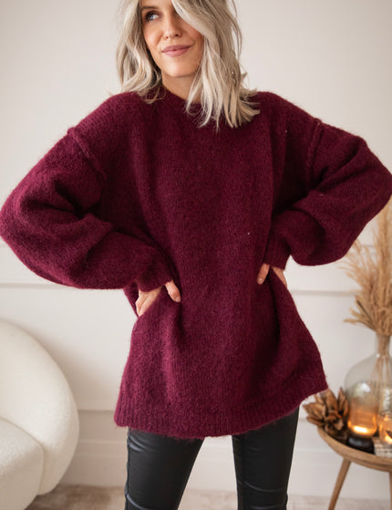 Pullover - Basic Birgit - Magenta