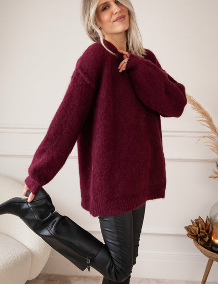 Pullover - Basic Birgit - Magenta