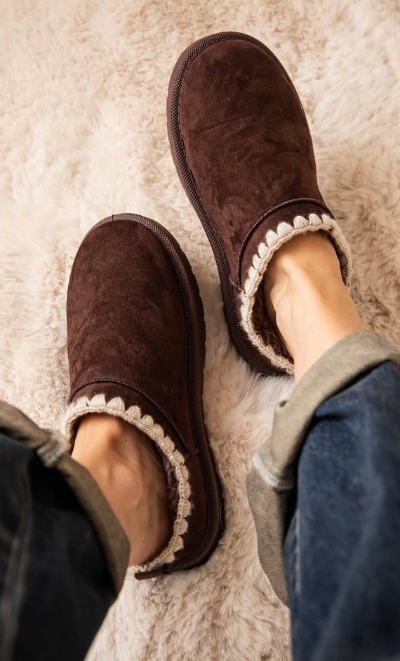 Slip-On - Tova Stitch - Kakao