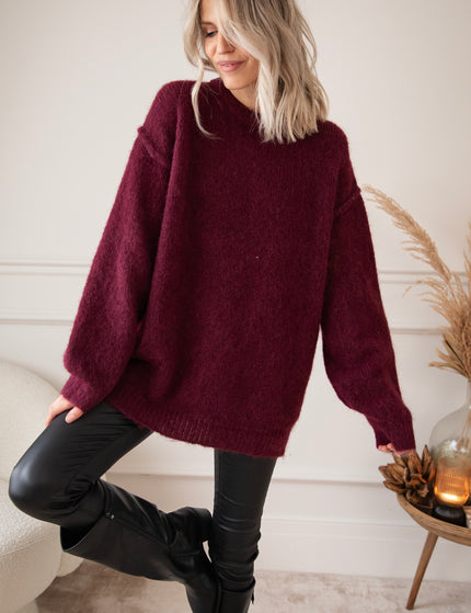 Pullover - Basic Birgit - Magenta