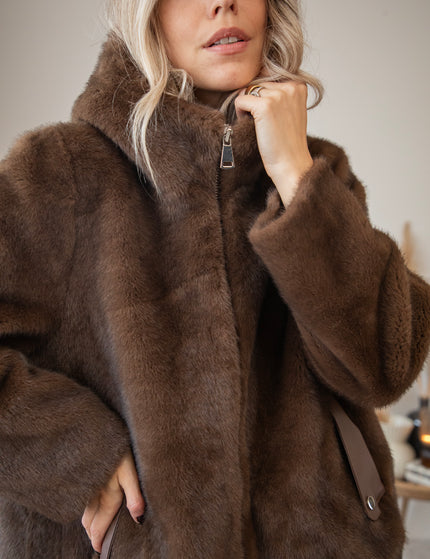 Fidèle Faux Fur Brown - Jacket