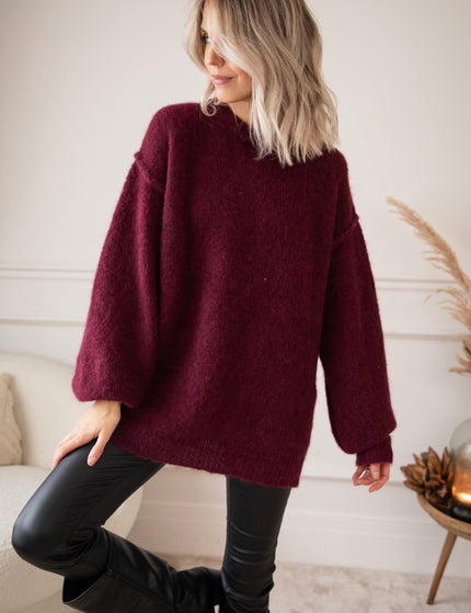 Pullover - Basic Birgit - Magenta