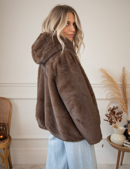 Fidèle Faux Fur Brown - Jacket