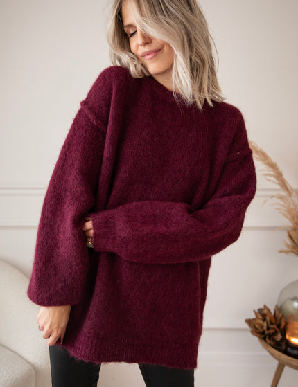 Pullover - Basic Birgit - Magenta