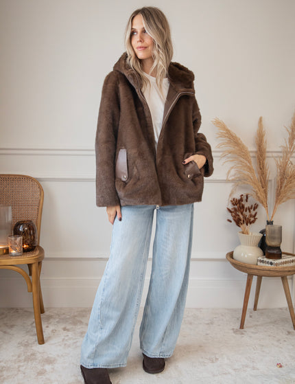 Fidèle Faux Fur Brown - Jacket